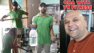 QnA With VK Fitness  Gym Tour Online Training Studio Tour amp Many More  Shanks Expo [upl. by Ahola]