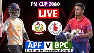 APF vs BAGMATI PM CUP 2080 MATCH LIVE  PM CUP 2080 Live Match APF VS BPC [upl. by Nylde800]