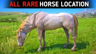 All 14 Rare Horse Locations  RDR2 [upl. by Addy]