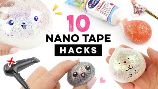 10 Nano Tape Hacks You’ve NEVER Seen Before diy [upl. by Porter47]