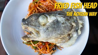 How Koreans Eat Fish Head DEEP FRIED  The Perfect Bite Episode 4 [upl. by Hube]