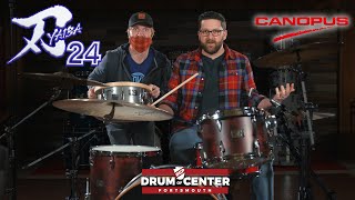 The NEW Canopus Yaiba 24 Drum Set  In Depth Review [upl. by Rowe]