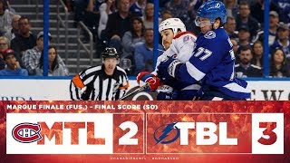 Canadiens vs Lightning 201718 Match 68 [upl. by Worlock]