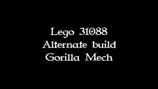 Lego 31088 alternate build Gorilla mech [upl. by Leuneb16]