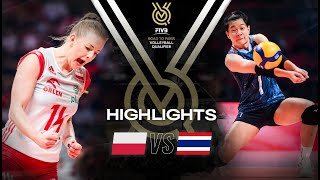 🇵🇱 POL vs 🇹🇭 THA  Highlights  Womens OQT 2023 [upl. by Nomelc]