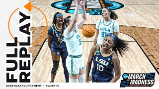 LSU vs UCLA  2024 NCAA womens Sweet 16  FULL REPLAY [upl. by Bernette]