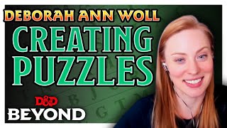 Deborah Ann Woll on How to Craft Great Puzzles  DampD Beyond [upl. by Bartko]