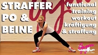 15 Min Workout Functional Kraft amp Straffung für Po Beine Rumpf 1 [upl. by Adnilram]