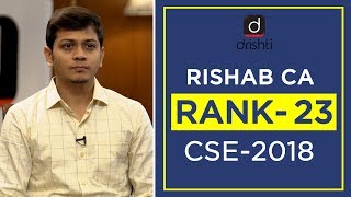 UPSC Topper Mock Interview Rishab CA Rank 23 CSE 2018 [upl. by Thierry347]