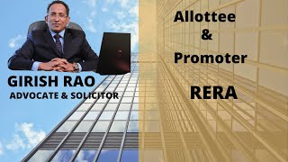 Allottee amp Promoter under RERA [upl. by Aniwde]