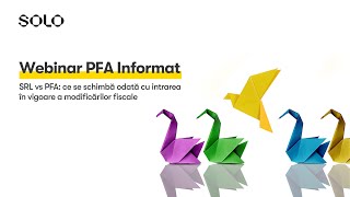 PFA vs SRL  ce alegem în 2024 odată cu intrarea în vigoare a modificărilor fiscale [upl. by Fontes]