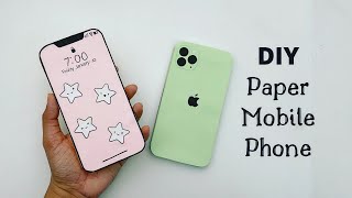 How To Make Paper iPhone  Paper Craft  Paper Mobile Phone  1 minute video  shorts [upl. by Aphra172]