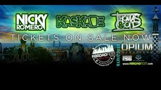 ABROADFEST Barcelona March 7 2013 KASKADE NICKY ROMERO THOMAS GOLD and many more [upl. by Okiram684]