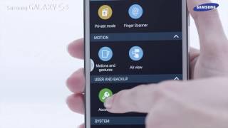 Samsung Galaxy S5  How To Use the Settings Menu [upl. by Tsepmet]