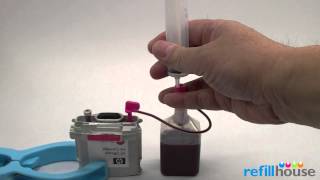 How to refill HP 940 940XL Ink Tanks  MagicTube Refill System [upl. by Buckler330]