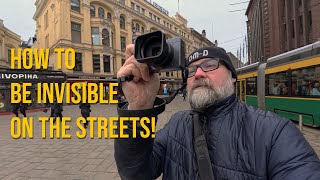 10 Street Photography Tips  How to be Invisible [upl. by Assirralc]