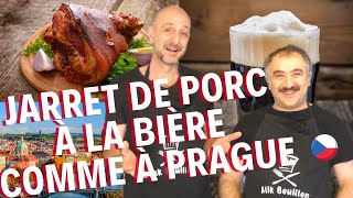 Jarret de porc à la bière brune comme à Prague Recette Pečené vepřové koleno [upl. by Enos]