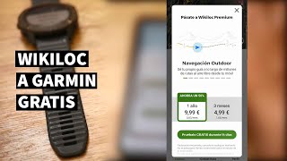 🆓 Enviar de Wikiloc Movil GRATIS a Garmin [upl. by Eiramave351]