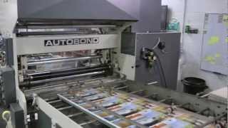 Autobond Dixon 1070  inline waterbased lamination  30 mmin 100 ftmin [upl. by Leahplar649]