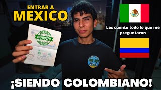 ¡REQUISITOS para VIAJAR a MEXICO siendo COLOMBIANO 2024 [upl. by Norved]