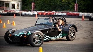 Kovalainen amp Petrovs donut school  Caterham F1 amp Driving Experience [upl. by Halfdan]