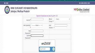 RDVV SIS Registration  RANI DURGAVATI VISHWAVIDYALAYA Jabalpur  Student Infoemation System  Login [upl. by Akemhs422]