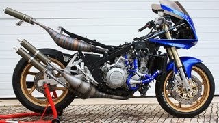 YAMAHA RD 500 V4 REVING HARD [upl. by Mel911]