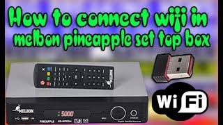 how to connect wifi in melbon pineapple set top box [upl. by Lenette904]