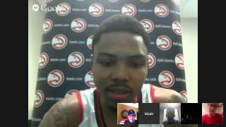 Postgame Fan Conference With Kent Bazemore [upl. by Shana]