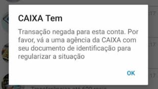 TRANSFERÊNCIA NEGADA NO CAIXA TEM COMO RESOLVER [upl. by Ettenajna]