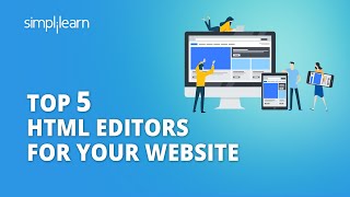 Top 5 HTML Editors For Your Website  Best HTML Editor For Website  Shorts  Simplilearn [upl. by Hotchkiss]