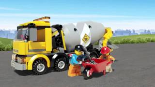 Cement Mixer  LEGO City  60018 [upl. by Sivet]