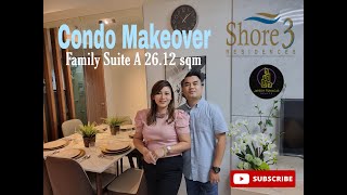 SMDC SHORE 3 RESIDENCES CONDO MAKE OVER  Jayson Tumacas Realty [upl. by Collum]