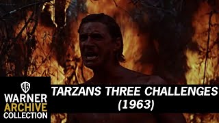 Trailer  Tarzans Three Challenges  Warner Archive [upl. by Hgielsel]