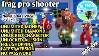 Frag Pro Shooter Mod Apk V3231 Latest Version 2024  Unlock All Skin amp Cards [upl. by Eseer]