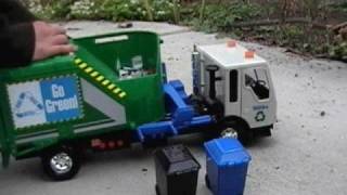 Tonka quotGo Greenquot Garbage Truck Review amp Demo [upl. by Stormi488]