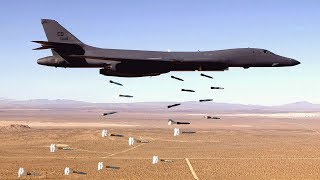 Stunning Video of B1 Lancer in Action • Takeoff amp Landing Training Footage [upl. by Einhoj]