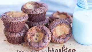 Easy Chocolate Chip Brookies Recipe [upl. by Winnie]