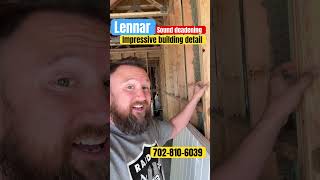 Lennar Townhomes Las Vegas Real Estate building techniques sound deadening ￼ [upl. by Dumas]