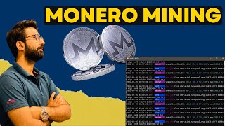 How to Mine Monero xmr on Laptop  How to Stake Monero [upl. by Nobe]