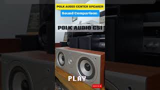 Polk Audio CS1 VS CS10 Center Speaker Soundcheck shorts polkaudiospeakers [upl. by Holden]