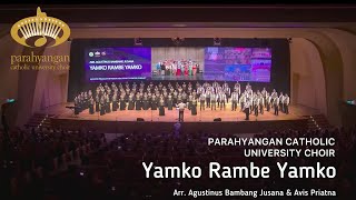 Arr A Bambang Jusana amp Avip Priatna  Yamko Rambe Yamko  Parahyangan Catholic University Choir [upl. by Ain]