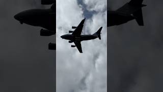 USAF C17 Globemaster III from McChord AFB arriving into Sheppard AFB [upl. by Bbor]