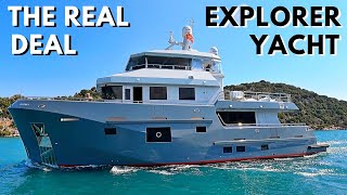 2021 BERING 77 EXPLORER YACHT TOUR  Comfort Class EXPEDITION Liveaboard Go Anywhere World Cruiser [upl. by Nnahaid]