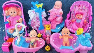 19 Minutes Satisfying with Unboxing Cute Doll Rocking Horse Toy，Baby Bath Playset ASMR  Review Toys [upl. by Renaxela]