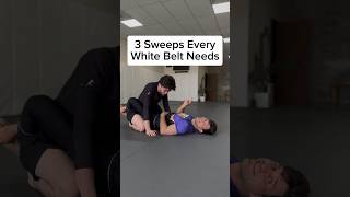 Open guard sweeps that every white belt needs jiujitsu [upl. by Danialah]