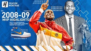 LeBron James BEST MVP Highlights amp Moments from 200809 NBA Season UNREAL Plays Total Domination [upl. by Roby]