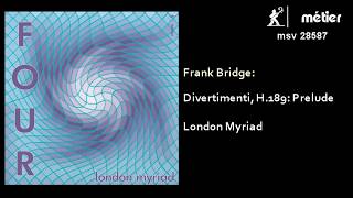 Frank Bridge  Divertimenti wind quartet [upl. by Einnus]