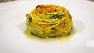 Spaghetti di Verdure Gratinate  Ricetta Vegan [upl. by Ellerehc]