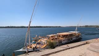 Dahabiya Nile Cruise Sailing from Aswan to Edfu December 2023 [upl. by Aneela527]